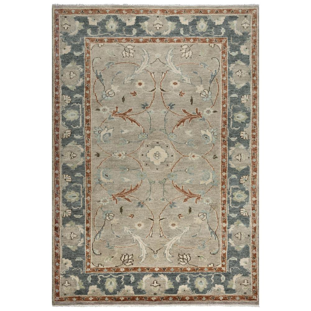 Hand Knotted Cut Pile Wool Rug, 8' x 10'