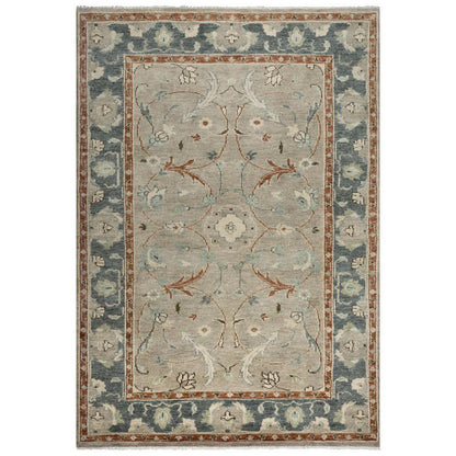 Hand Knotted Cut Pile Wool Rug, 8' x 10'