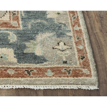 Hand Knotted Cut Pile Wool Rug, 8' x 10'