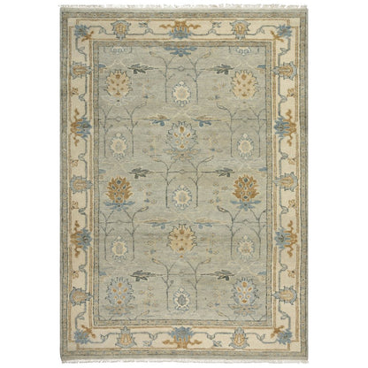 Hand Knotted Cut Pile Wool Rug, 8' x 10'