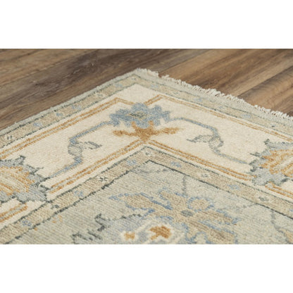 Hand Knotted Cut Pile Wool Rug, 8' x 10'