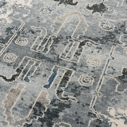 Hand Knotted Cut Pile Wool Rug, 8' x 10'