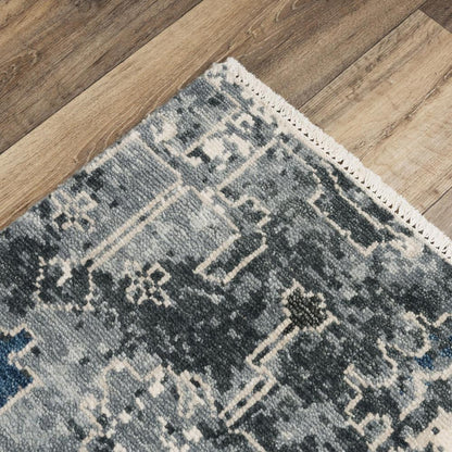 Hand Knotted Cut Pile Wool Rug, 8' x 10'