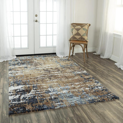 Hybrid Cut Pile Polyester Rug, 5'2" x 7'9"