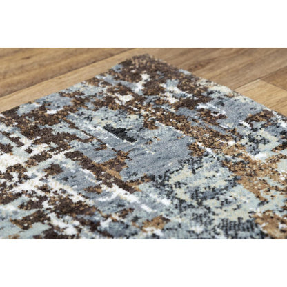 Hybrid Cut Pile Polyester Rug, 5'2" x 7'9"