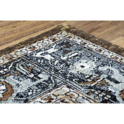 Hybrid Cut Pile Polyester Rug, 5'2" x 7'9"