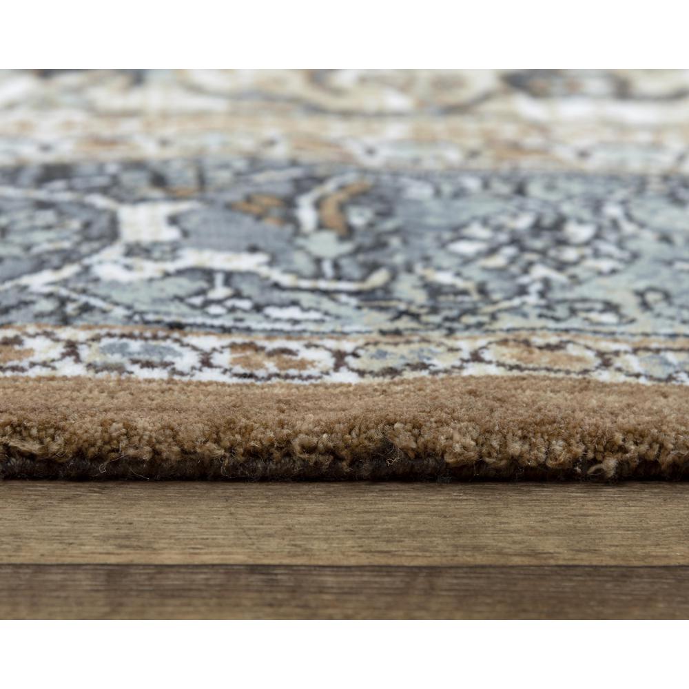 Hybrid Cut Pile Polyester Rug, 5'2" x 7'9"