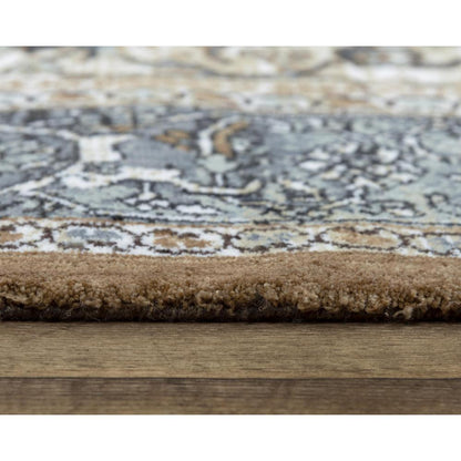 Hybrid Cut Pile Polyester Rug, 5'2" x 7'9"