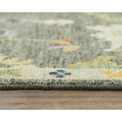 Hand Knotted Cut Pile Wool Rug, 8' x 10'