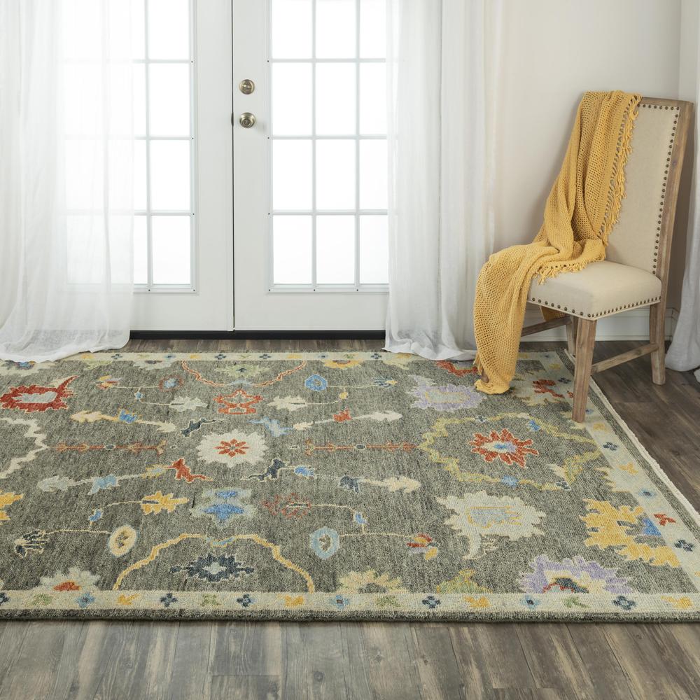 Hand Knotted Cut Pile Wool Rug, 8' x 10'