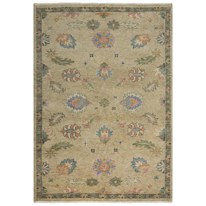 Hand Knotted Cut Pile Wool Rug, 8' x 10'