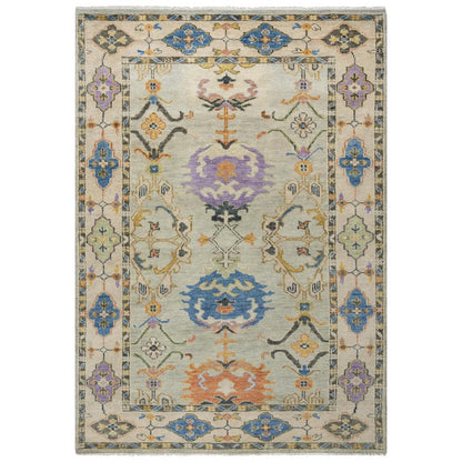 Hand Knotted Cut Pile Wool Rug, 8' x 10'