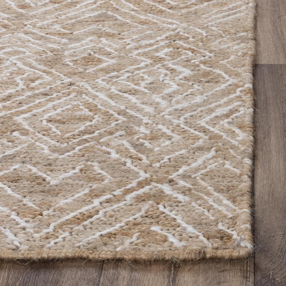 Hand Woven Flat Weave Pile Jute Rug, 9' x 12'
