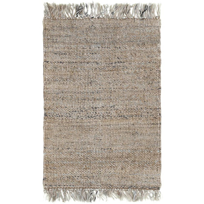 Hand Woven Flat Weave Pile Jute Rug, 9' x 12'