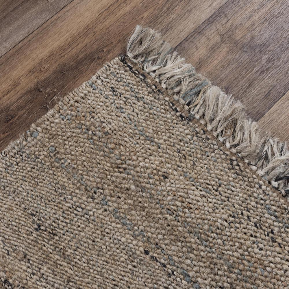 Hand Woven Flat Weave Pile Jute Rug, 9' x 12'