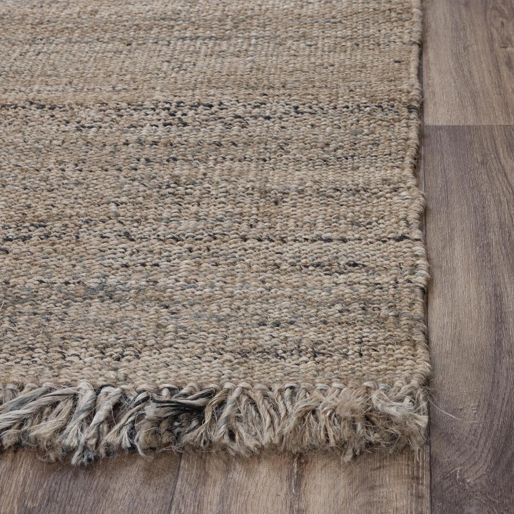 Hand Woven Flat Weave Pile Jute Rug, 9' x 12'