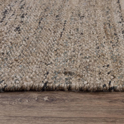 Hand Woven Flat Weave Pile Jute Rug, 9' x 12'