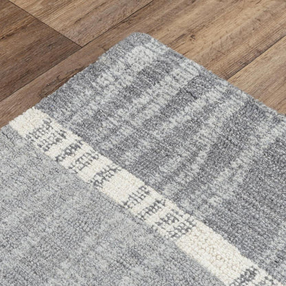 Hand Tufted Cut Pile Wool Rug, 8'6" x 11'6"