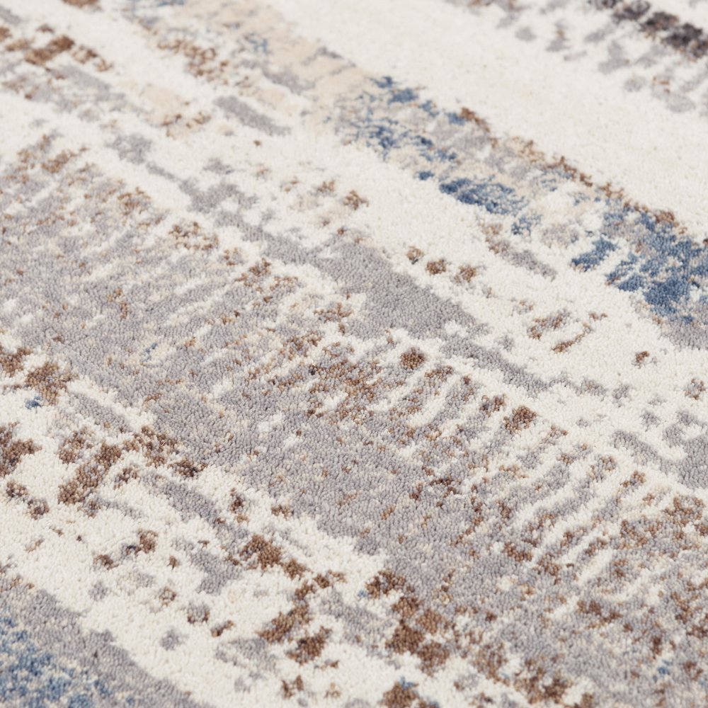Power Loomed Cut Pile Wool Rug, 5' x 8'