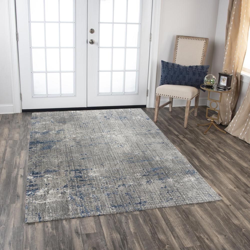 Machine/Hybrid Cut Pile Recycled Polyester Rug, 8' x 10'