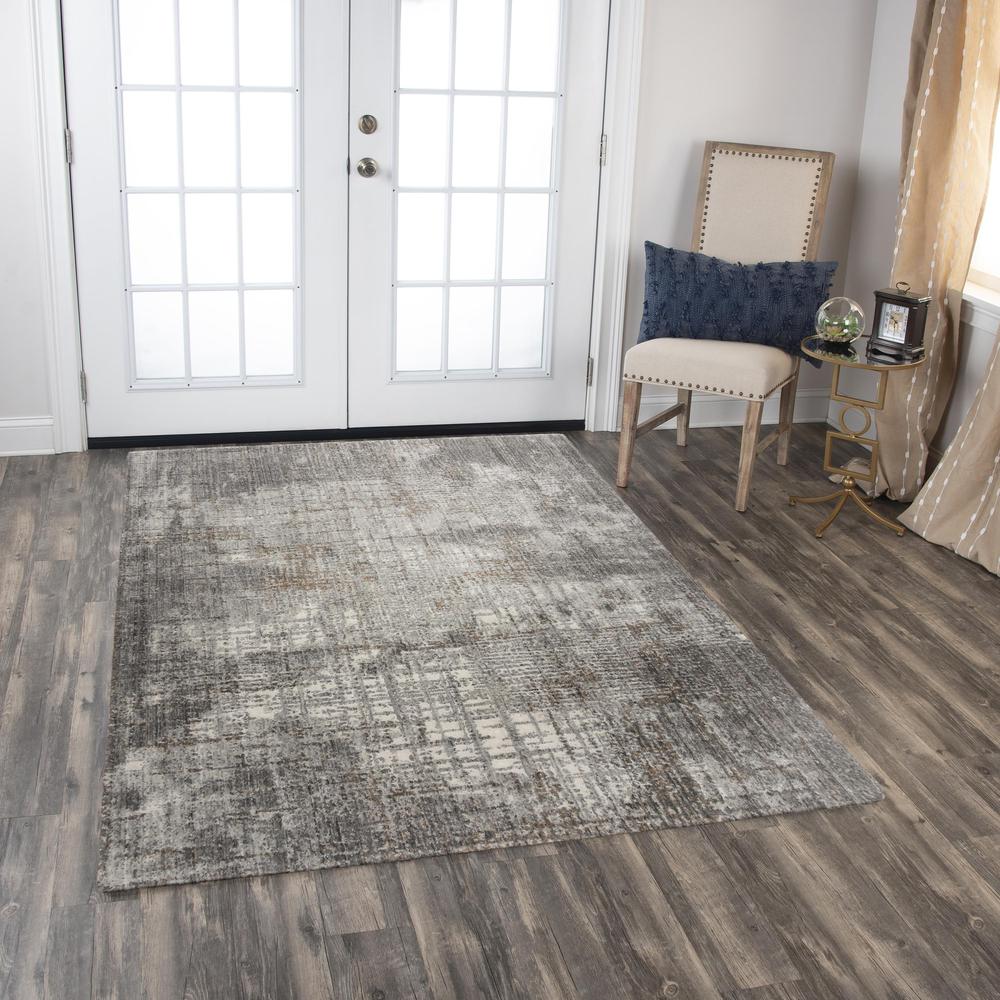 Machine/Hybrid Cut Pile Recycled Polyester Rug, 8' x 10'