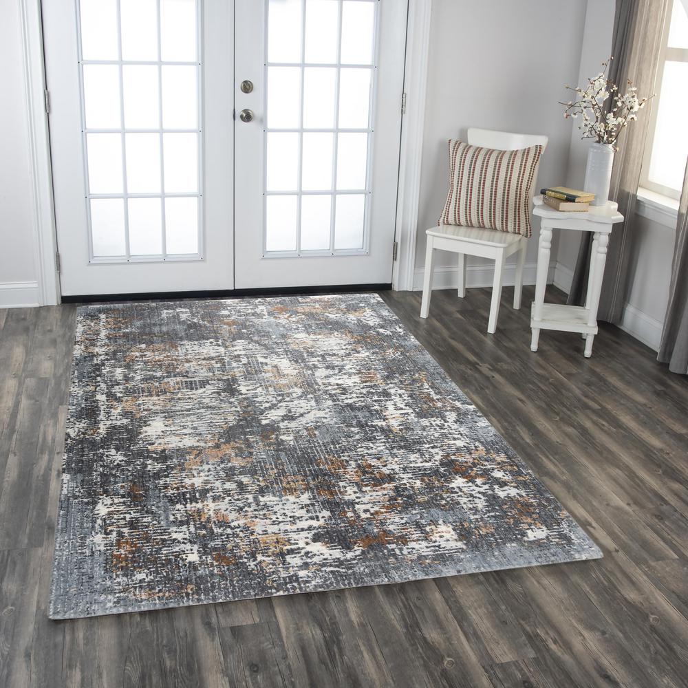 Machine/Hybrid Cut Pile Recycled Polyester Rug, 8' x 10'