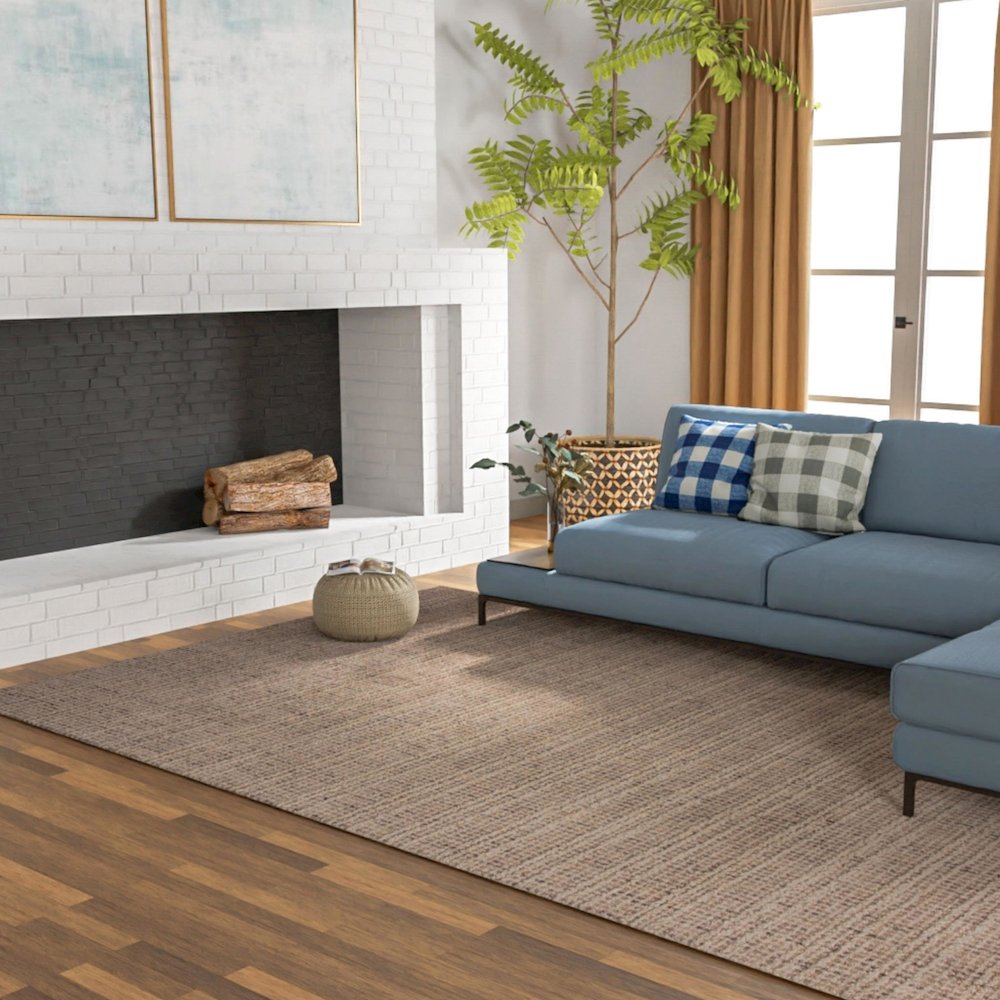 8'9" x 11'9" Cut & Loop Pile Hand Tufted Rug