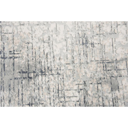 Power Loomed Cut Pile Polyester Rug, 5'3" x 7'6"