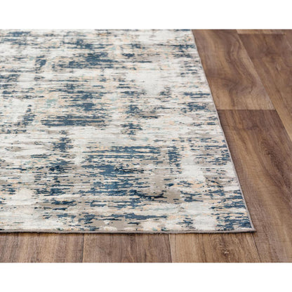 Power Loomed Cut Pile Polyester Rug, 5'3" x 7'6"
