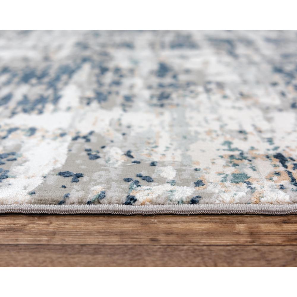 Power Loomed Cut Pile Polyester Rug, 5'3" x 7'6"