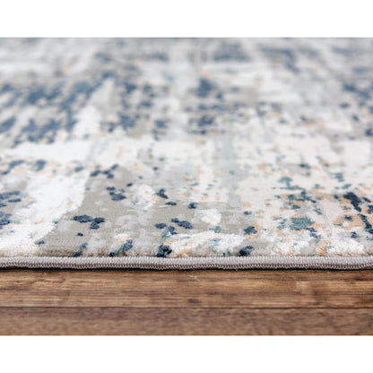 Power Loomed Cut Pile Polyester Rug, 5'3" x 7'6"