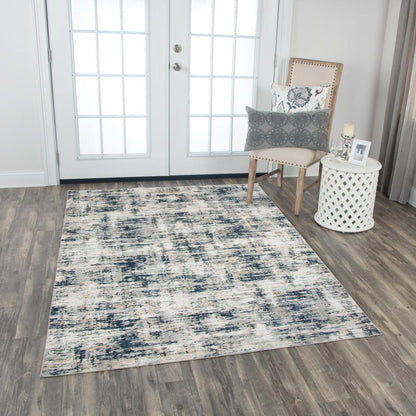 Power Loomed Cut Pile Polyester Rug, 5'3" x 7'6"