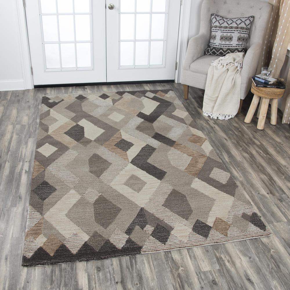 5' x 8' Hand-Tufted Rectangle Rug