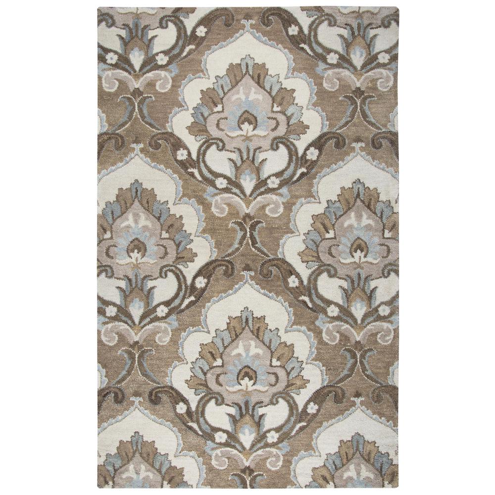 Hand Tufted Cut Pile Wool Rug, 5' x 8'