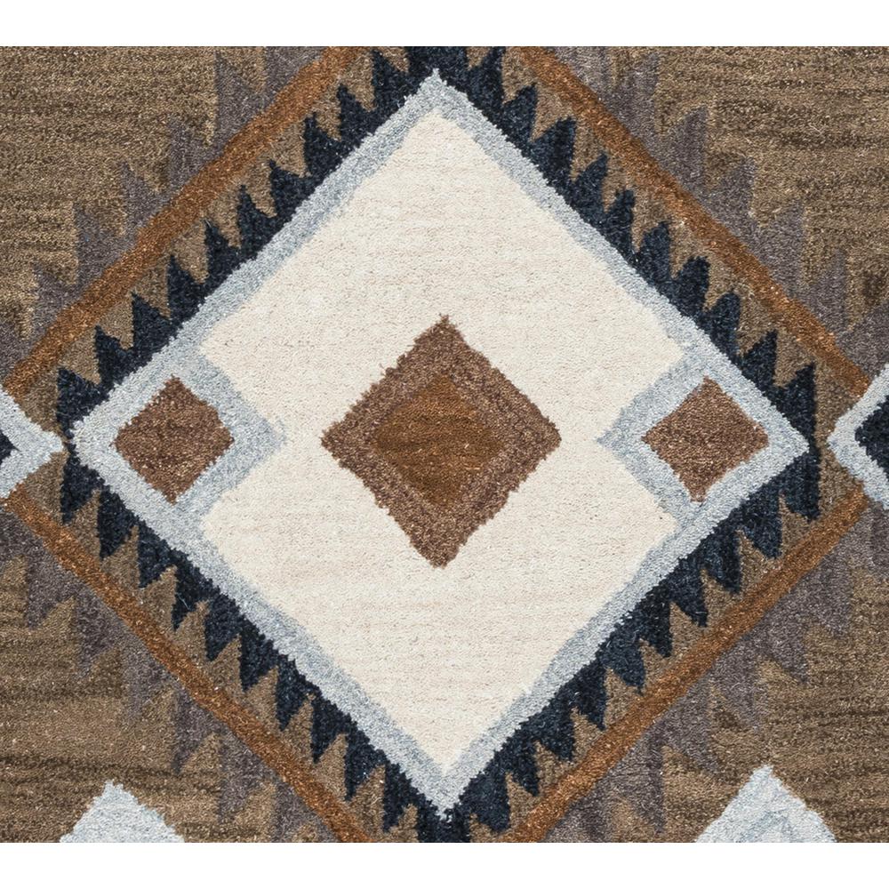 Hand Tufted Cut Pile Wool Rug, 5' x 8'