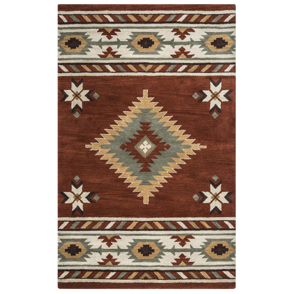 Hand Tufted Cut Pile Wool Rug, 3' x 5'