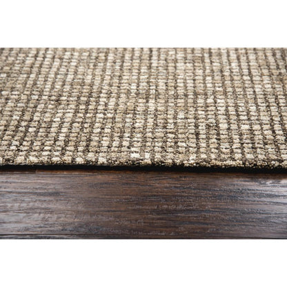 Hand Tufted Cut & Loop Pile Wool Rug, 3' x 5'
