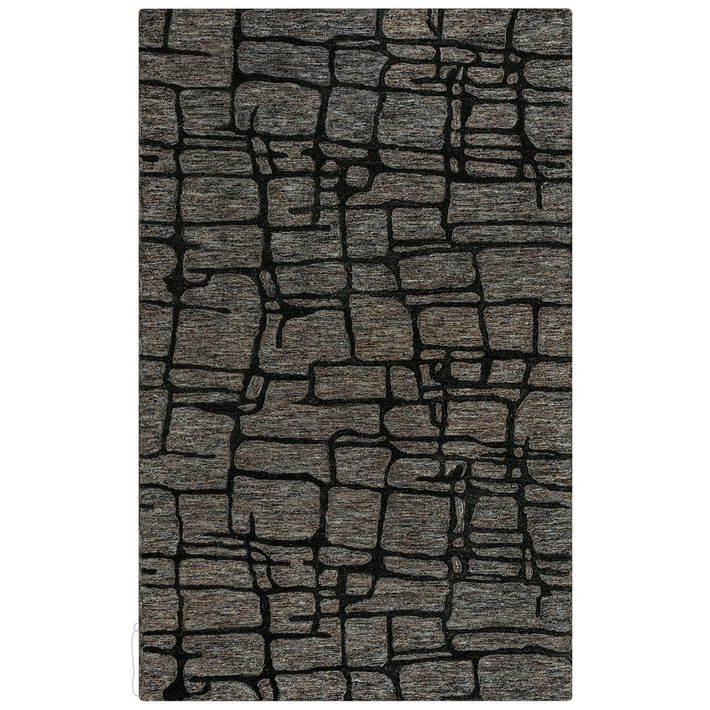 Winston Gray 5' x 8' Hand-Tufted Rug- WST103