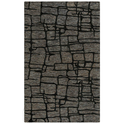 Winston Gray 5' x 8' Hand-Tufted Rug- WST103
