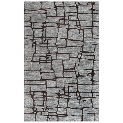 Winston Gray 5' x 8' Hand-Tufted Rug- WST104