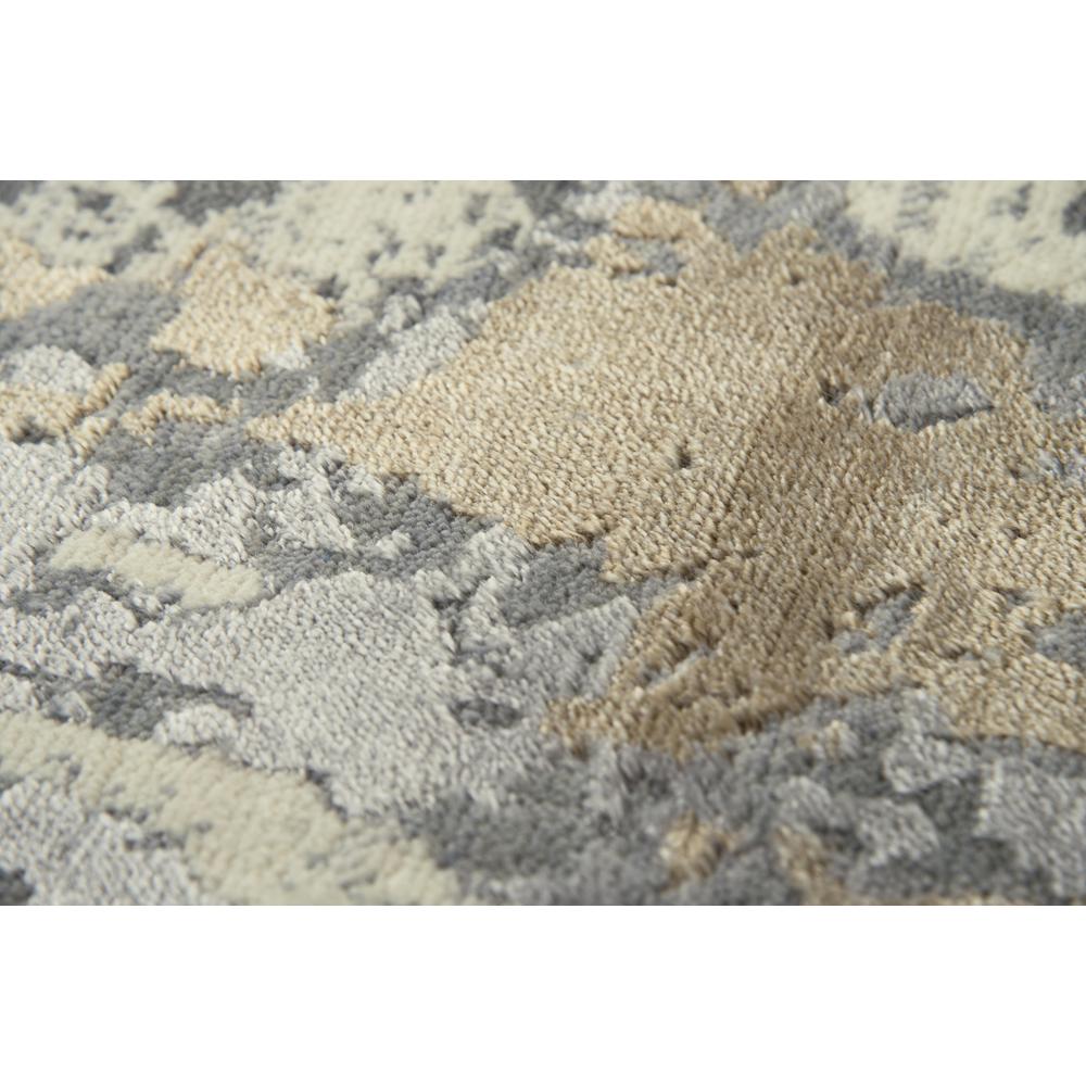 Hybrid Cut Pile Wool/ Tencel Rug, 5' x 8'