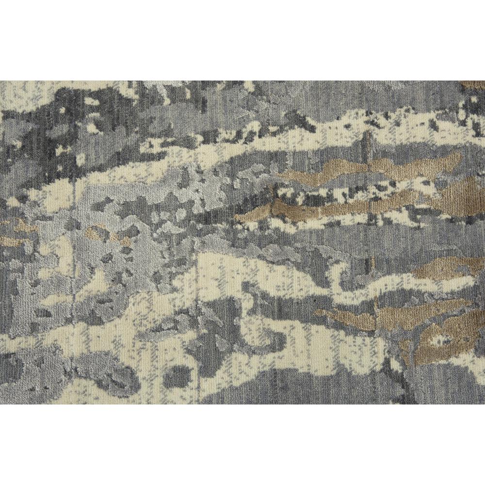 Hybrid Cut Pile Wool/ Tencel Rug, 5' x 8'