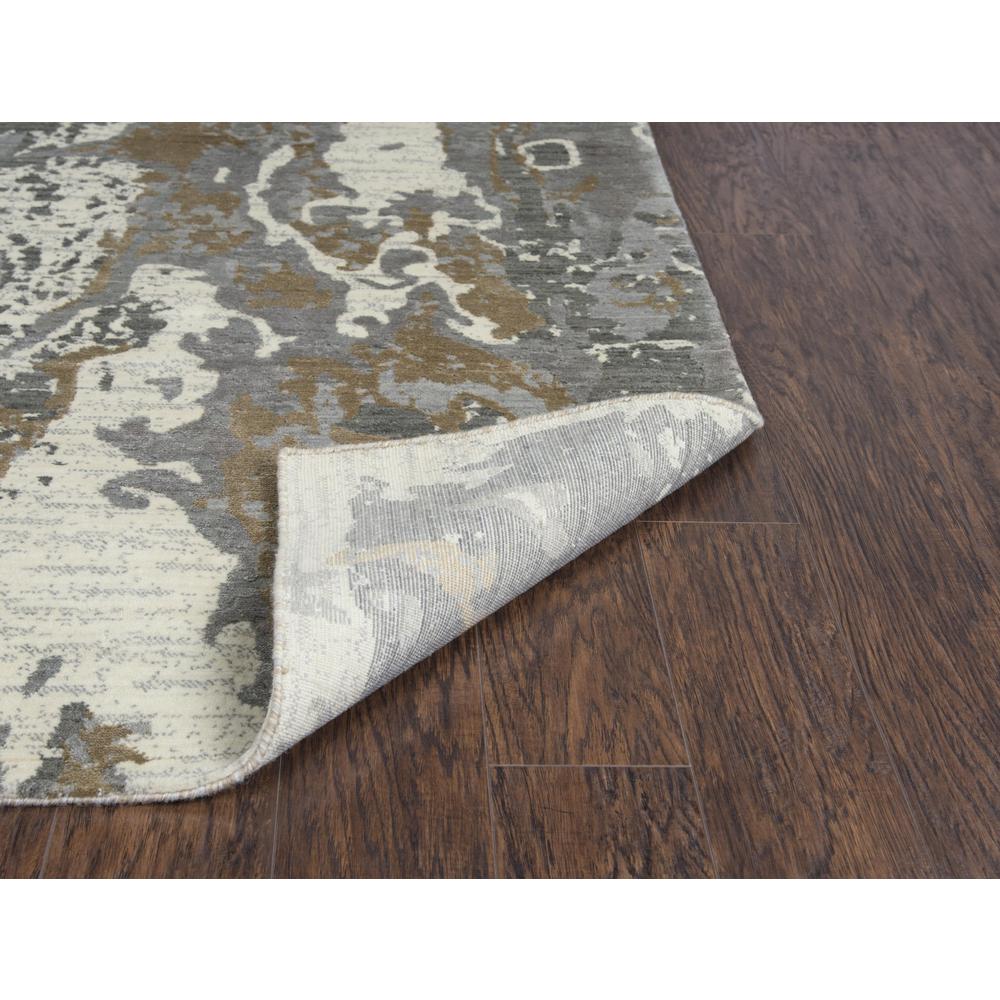 Hybrid Cut Pile Wool/ Tencel Rug, 5' x 8'