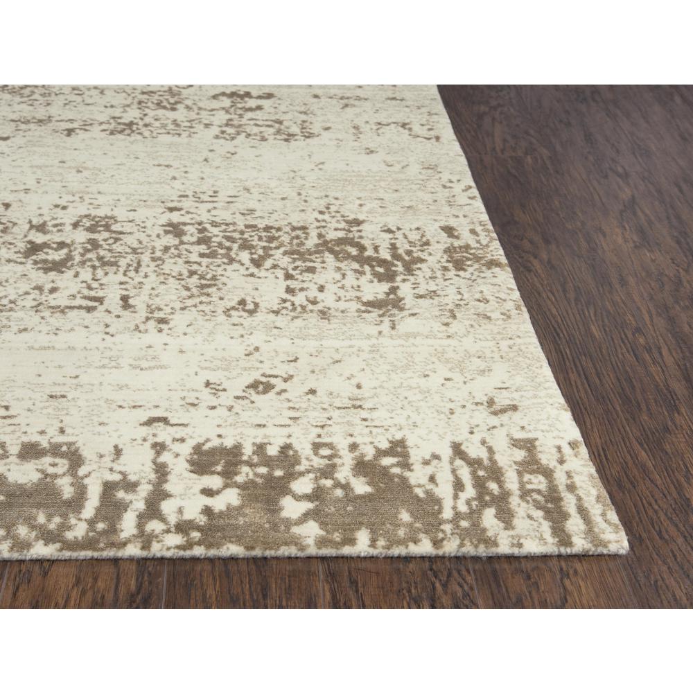 Hybrid Cut Pile Wool/ Tencel Rug, 5' x 8'
