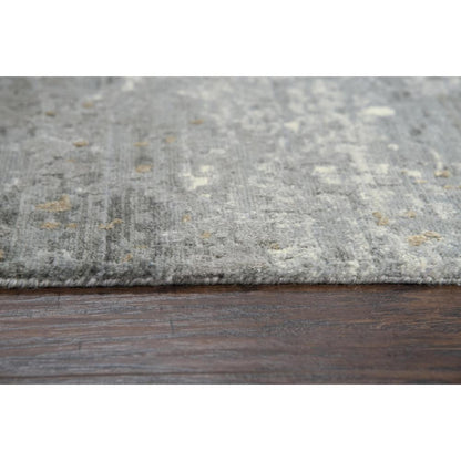 Hybrid Cut Pile Wool/ Tencel Rug, 5' x 8'