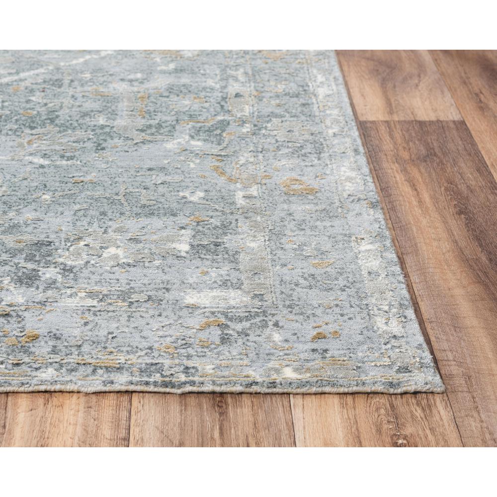 Hybrid Cut Pile Wool/ Tencel Rug, 5' x 8'