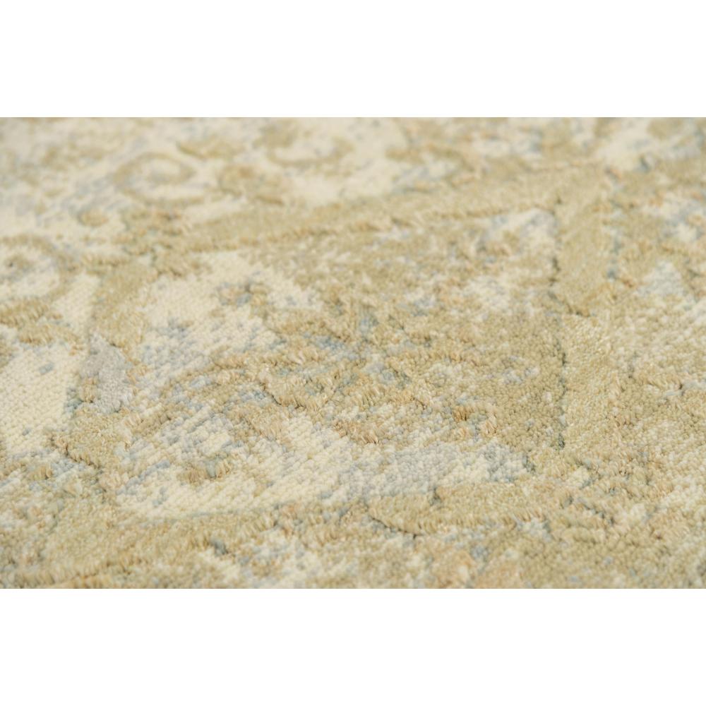 Hybrid Cut Pile Wool/ Tencel Rug, 5' x 8'