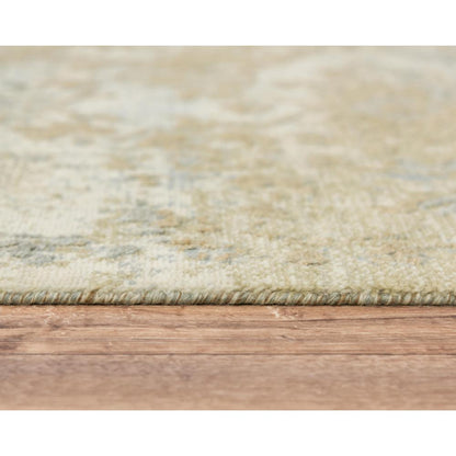 Hybrid Cut Pile Wool/ Tencel Rug, 5' x 8'