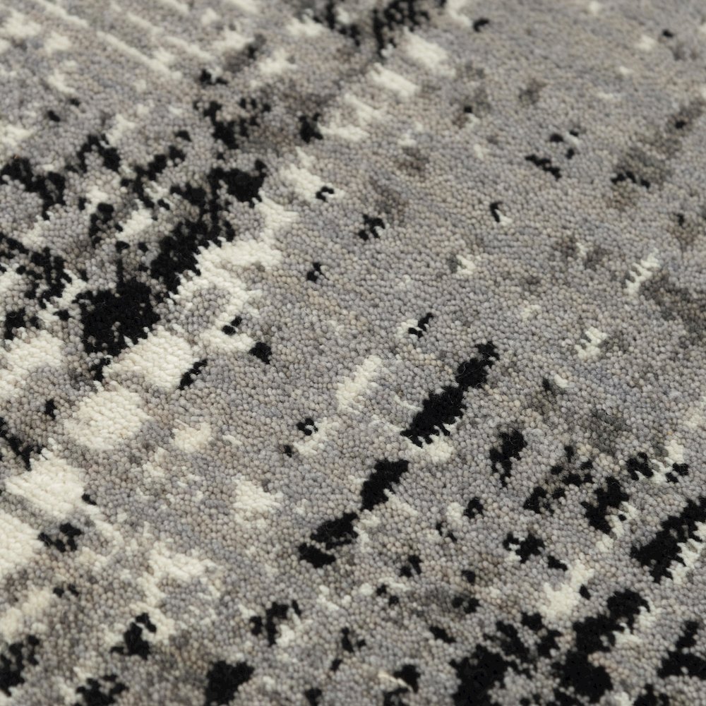 Hybrid Cut Pile Wool/ Tencel Rug, 9' x 12'