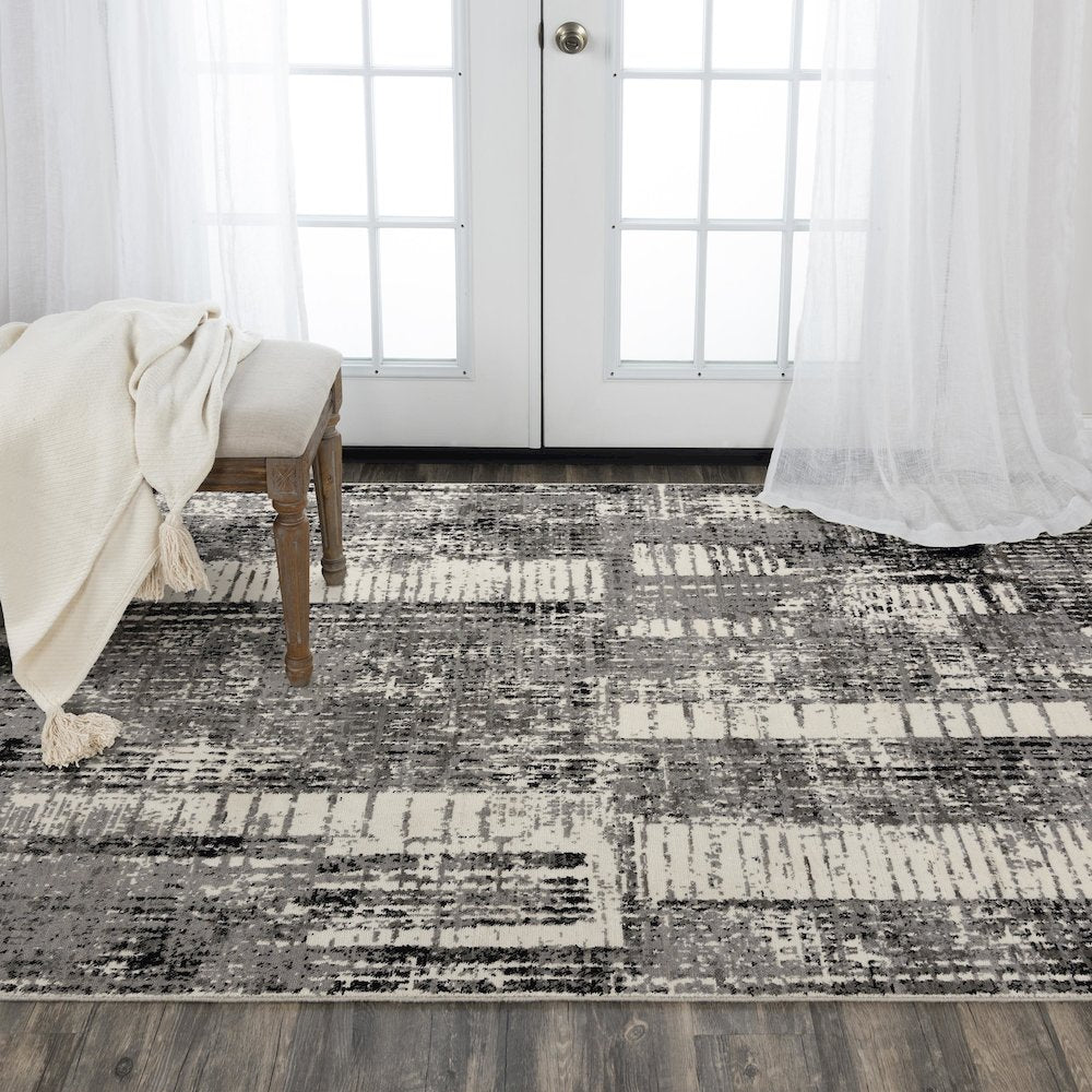Hybrid Cut Pile Wool/ Tencel Rug, 9' x 12'